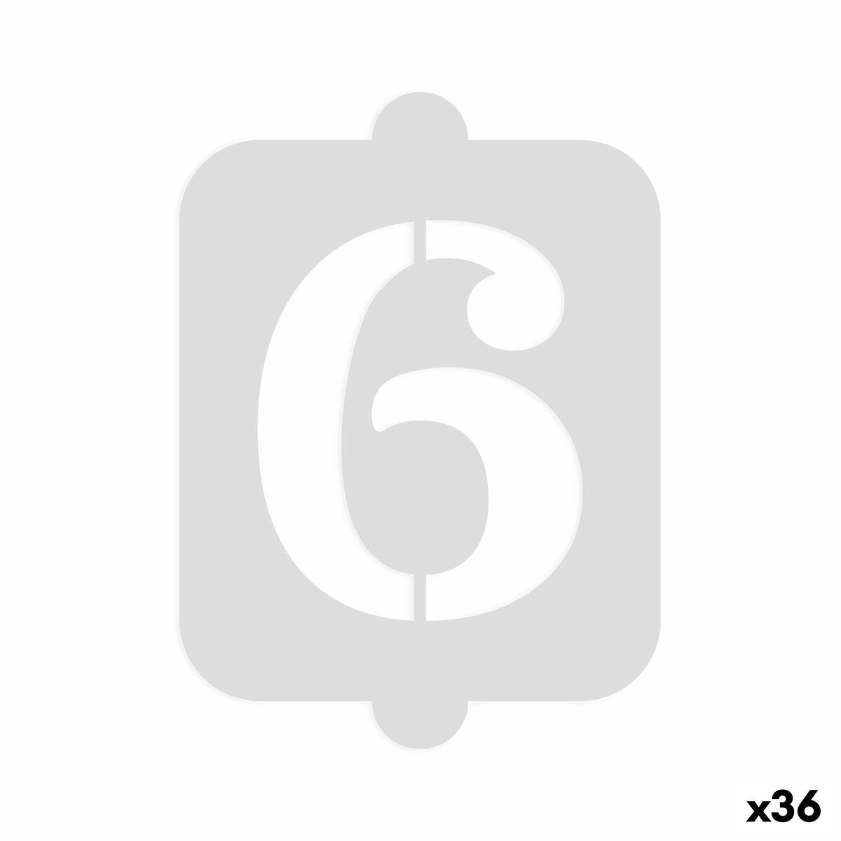 Plantilla para tartas Algon Número 6 (36 Unidades)