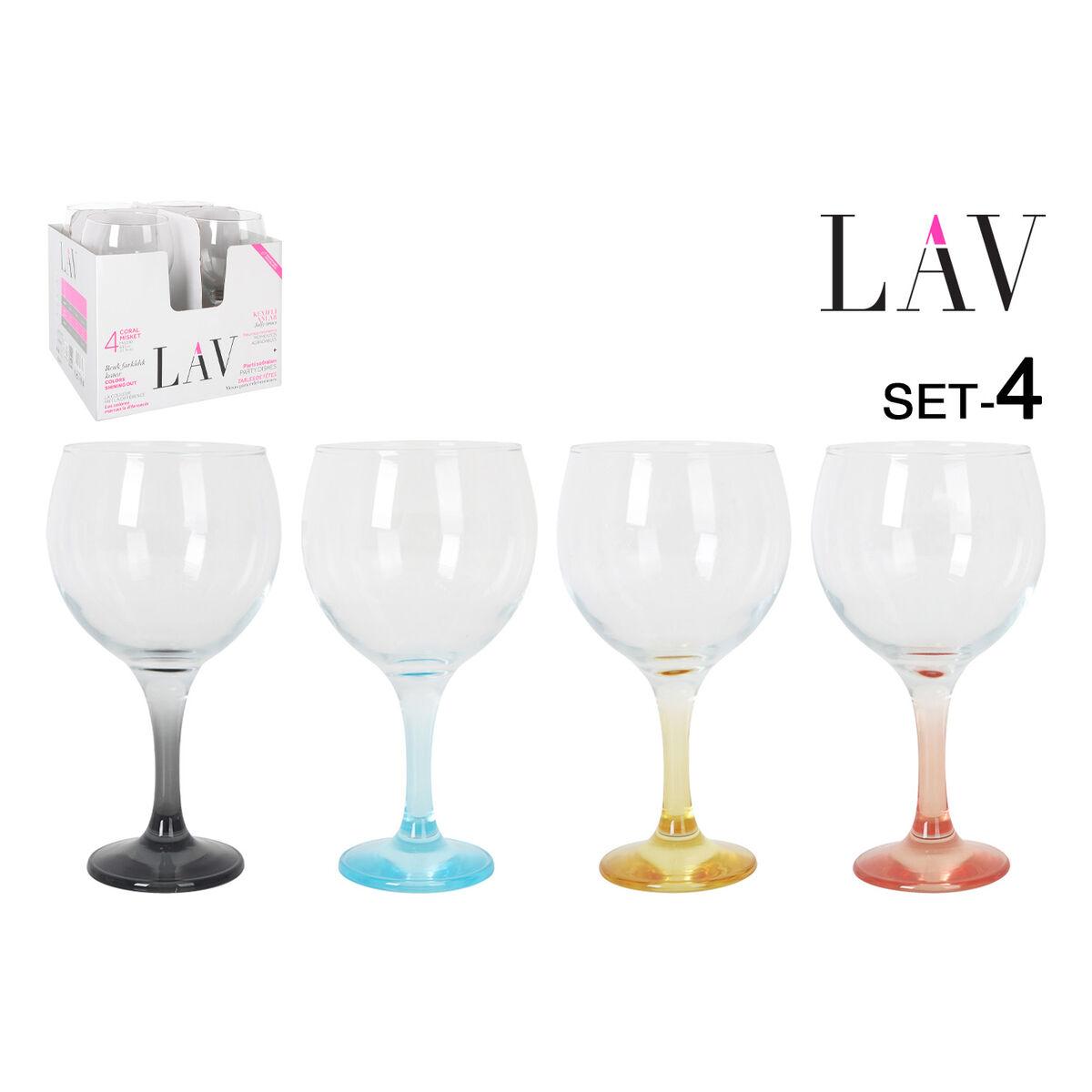 Copa de cóctel LAV 645 ml 9,4 x 20 cm 4 Piezas (6 Unidades)