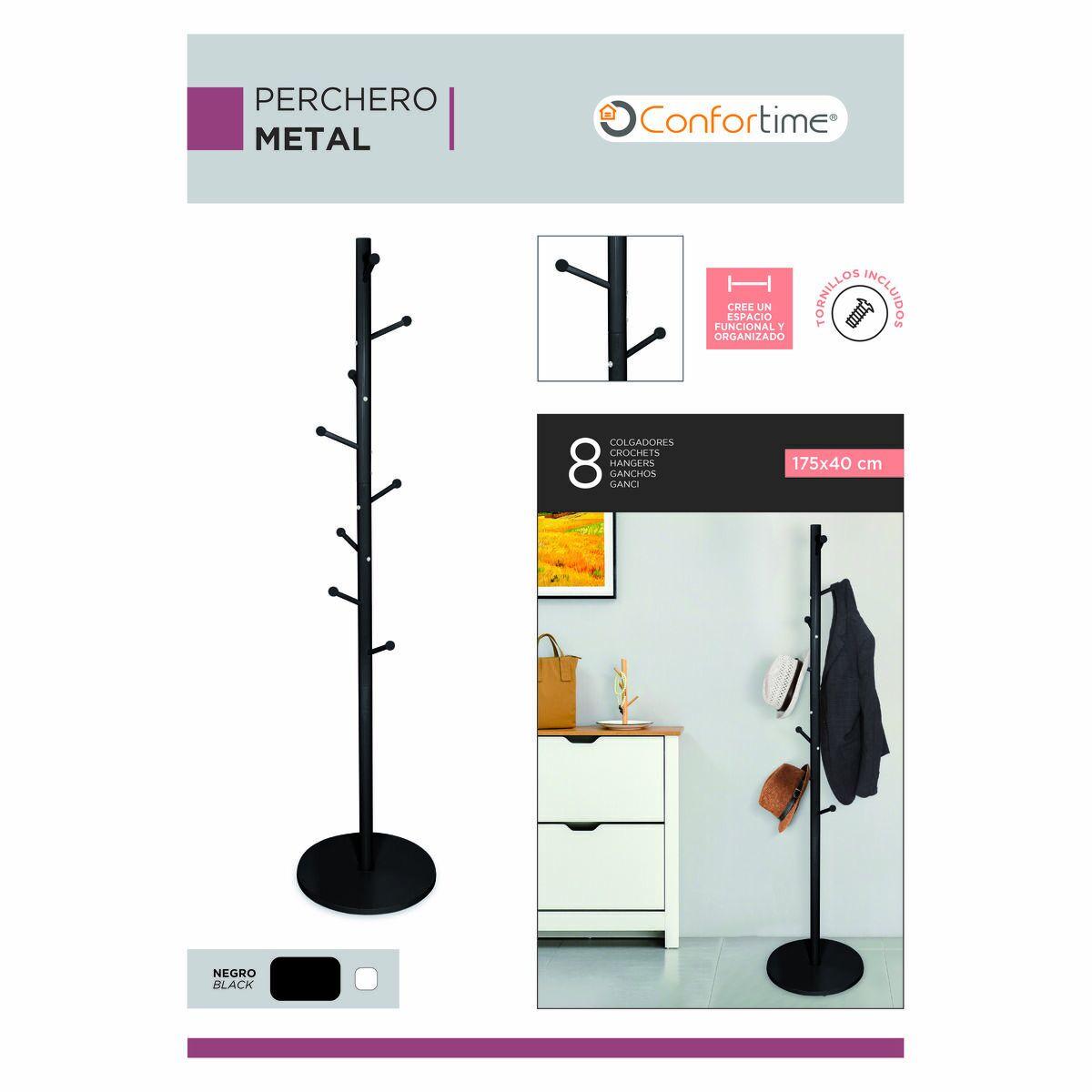 Perchero de Pie Confortime Metal 175 x 40 cm (4 Unidades)