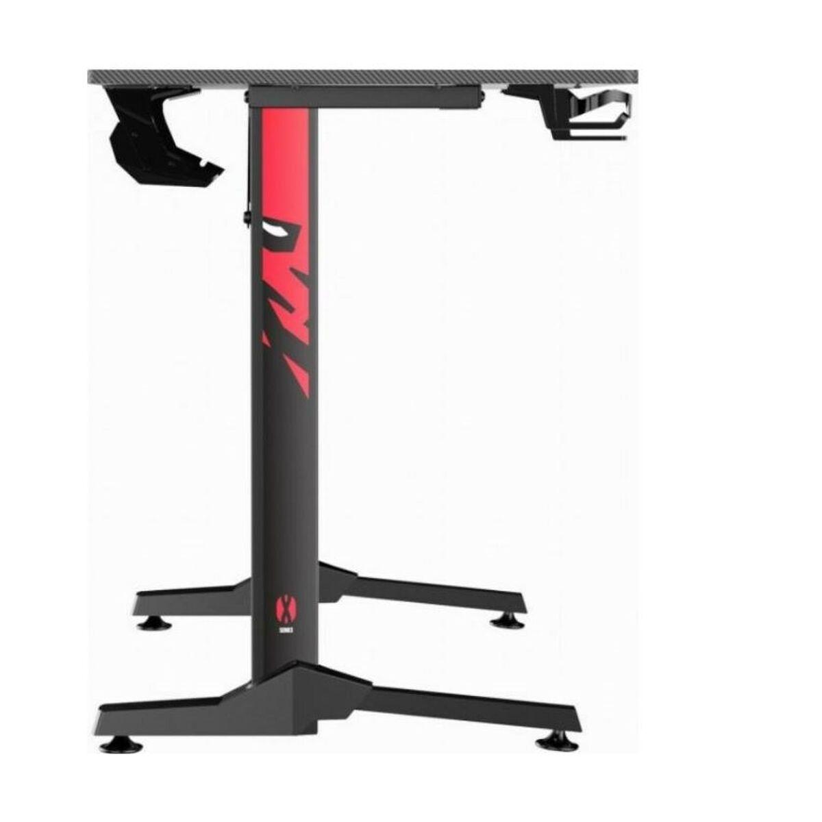 Mesa de Escritorio Gaming Diablo Chairs 1469 Blanco Negro Rojo 100 x 75 x 60 cm