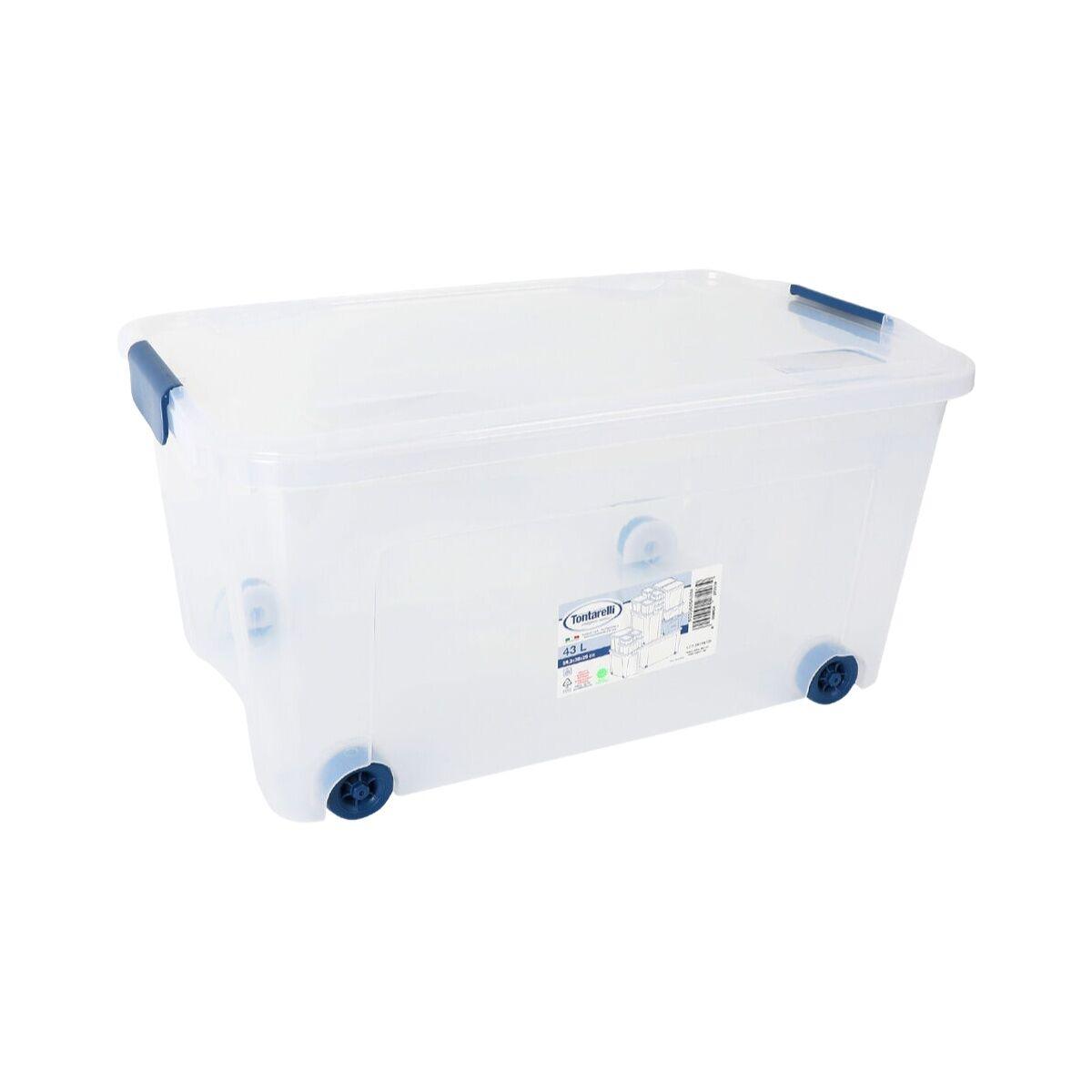 Caja de Almacenamiento con Ruedas Tontarelli 59 x 38 x 29 cm (6 Unidades)