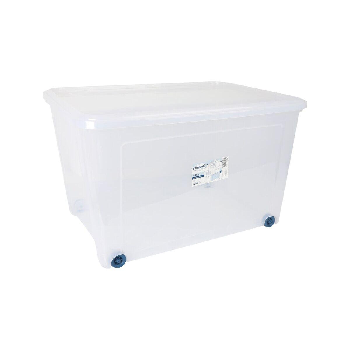Caja de Almacenamiento con Ruedas Tontarelli 78,2 x 58,2 x 47 cm (3 Unidades)