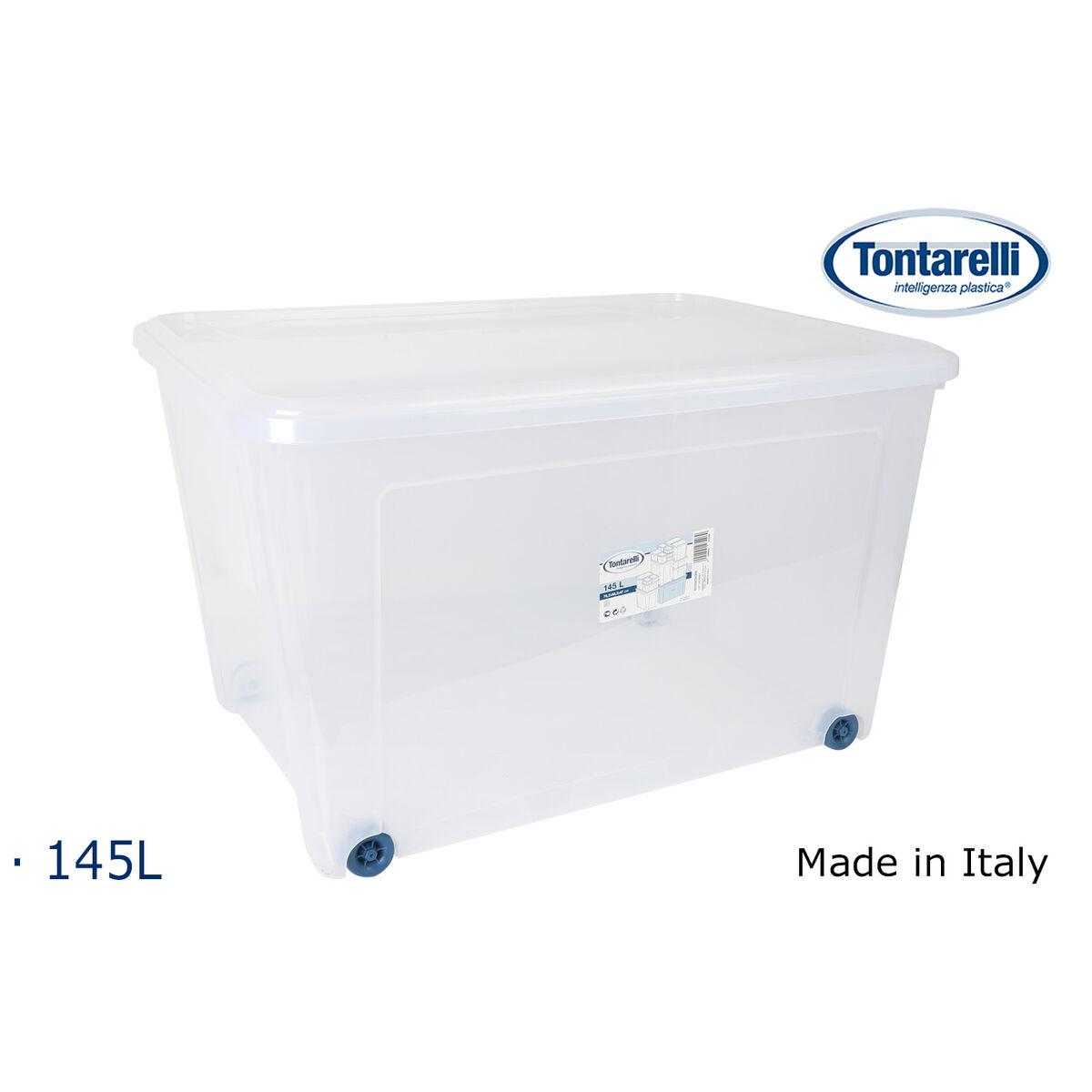 Caja de Almacenamiento con Ruedas Tontarelli 78,2 x 58,2 x 47 cm (3 Unidades)