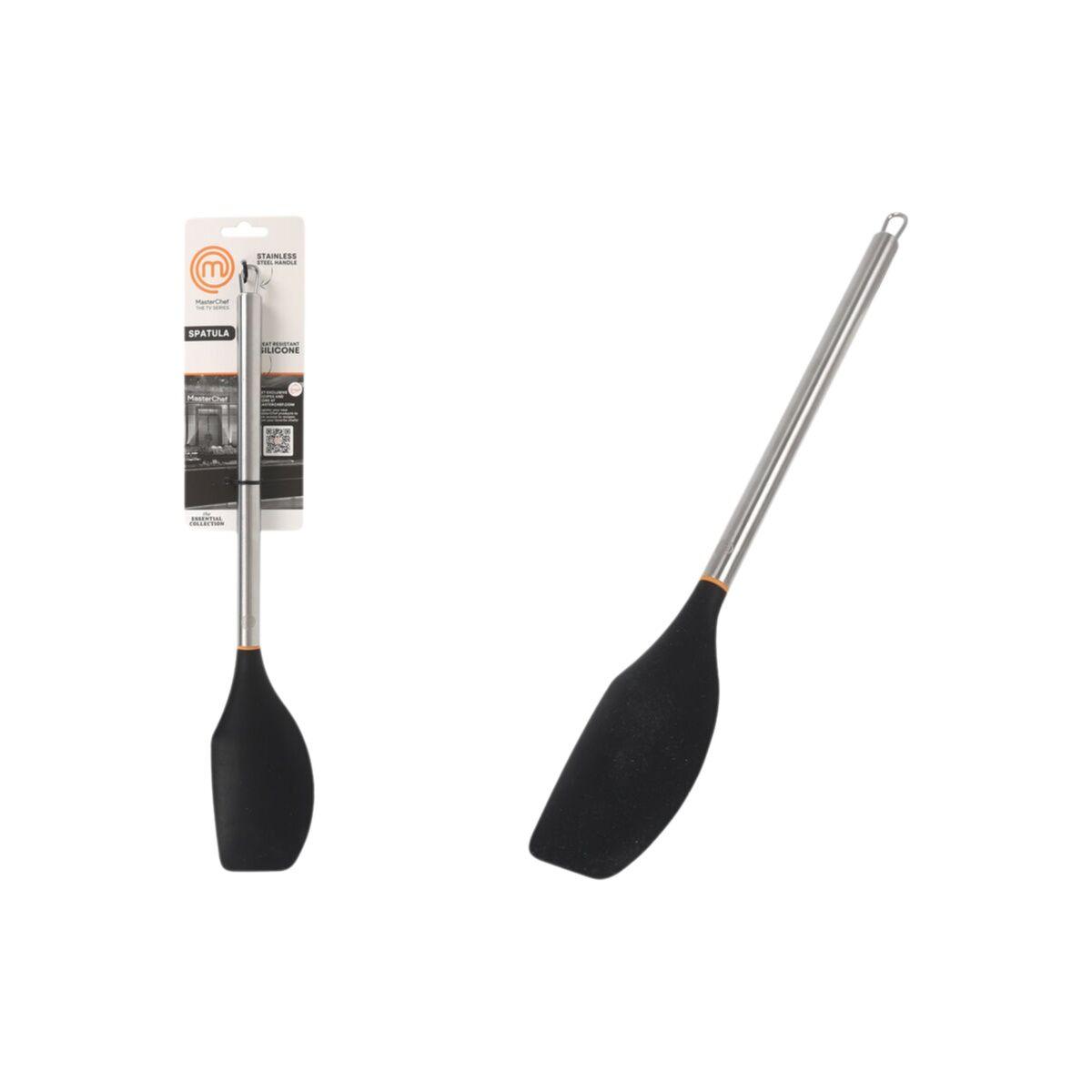Paleta de Cocina MasterChef Silicona Acero Inoxidable 34 cm (24 Unidades)
