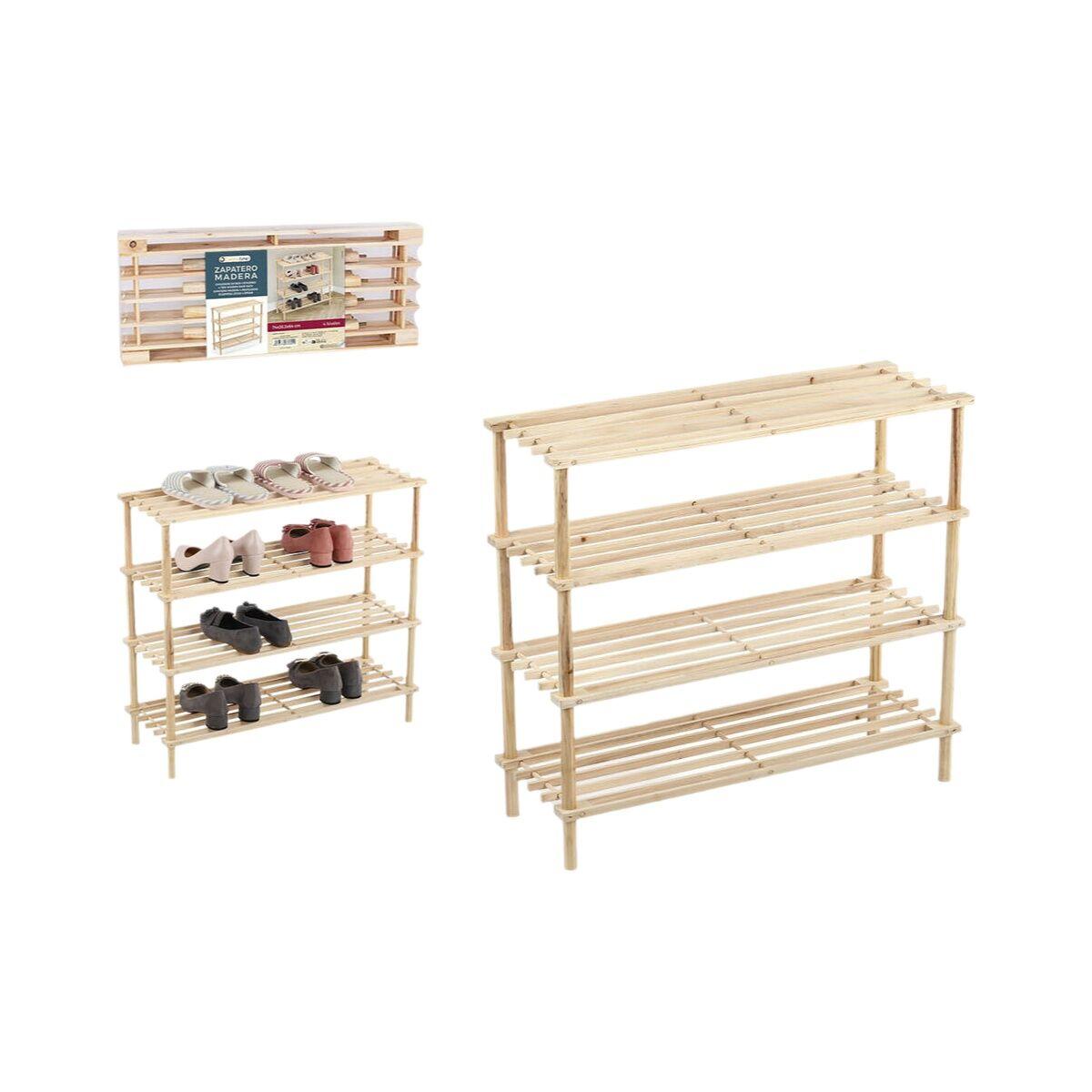 Banco zapatero Confortime 74 x 26,5 x 64 cm (4 Unidades)