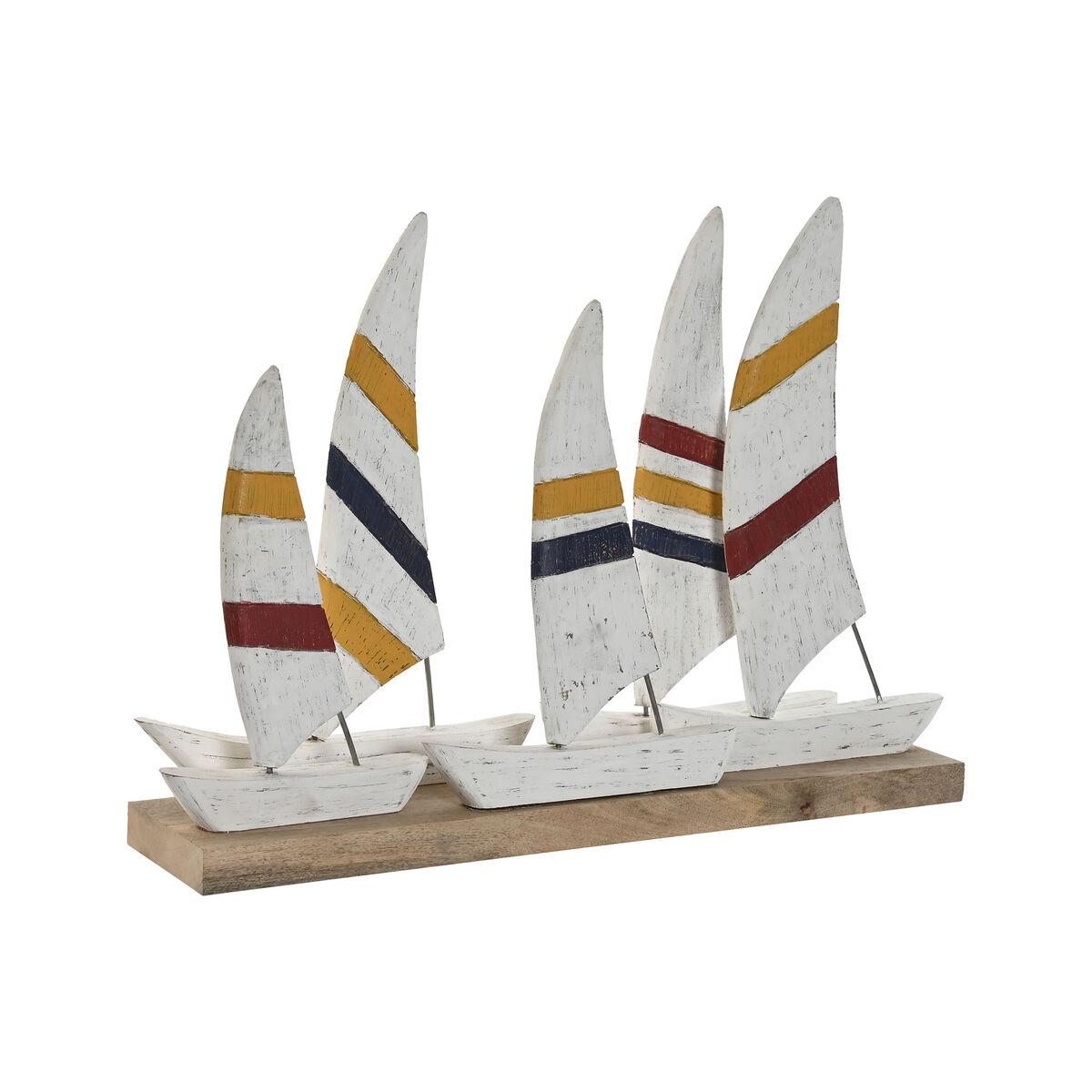 Figura Decorativa Home ESPRIT Blanco Azul marino 67,5 x 13,5 x 46 cm