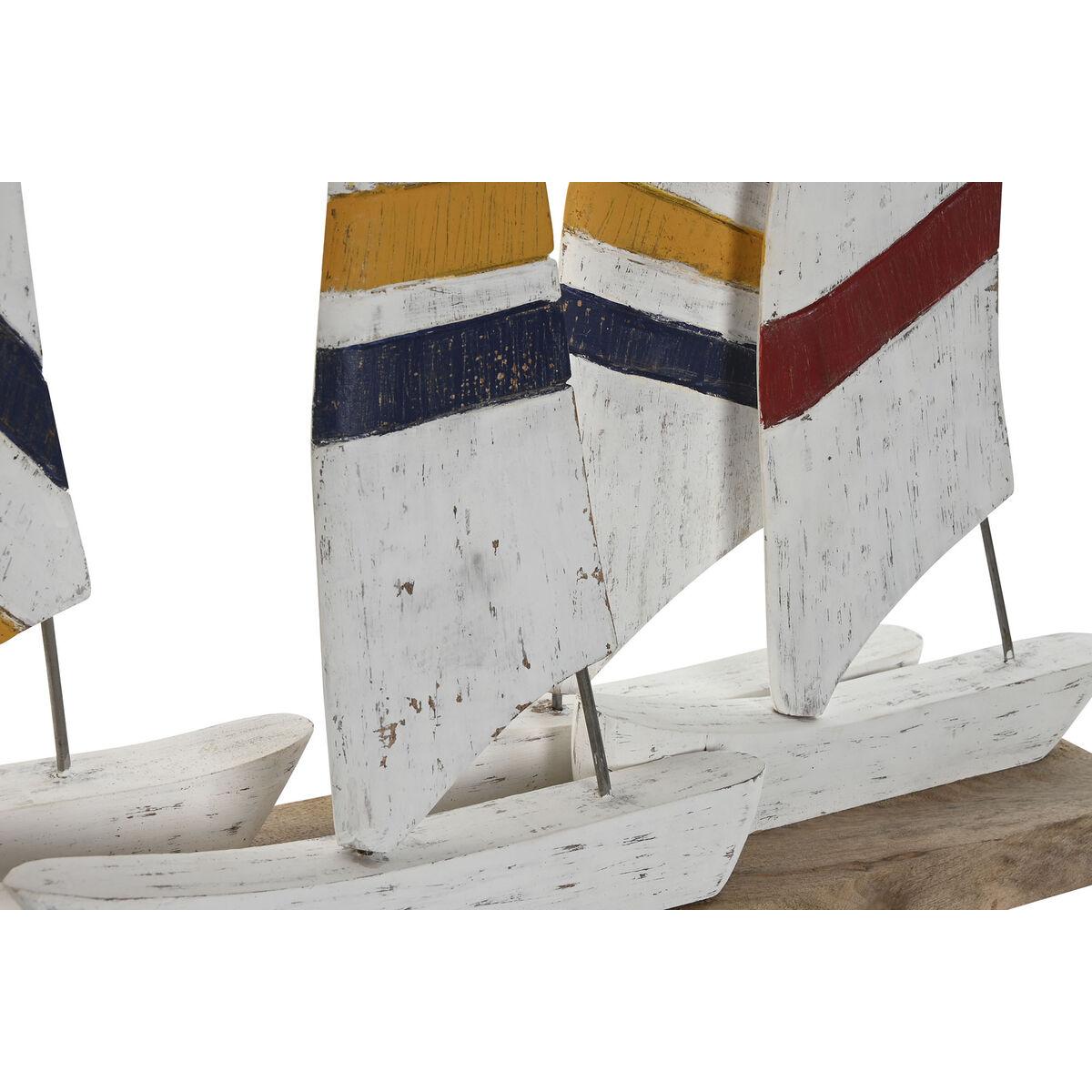 Figura Decorativa Home ESPRIT Blanco Azul marino 67,5 x 13,5 x 46 cm