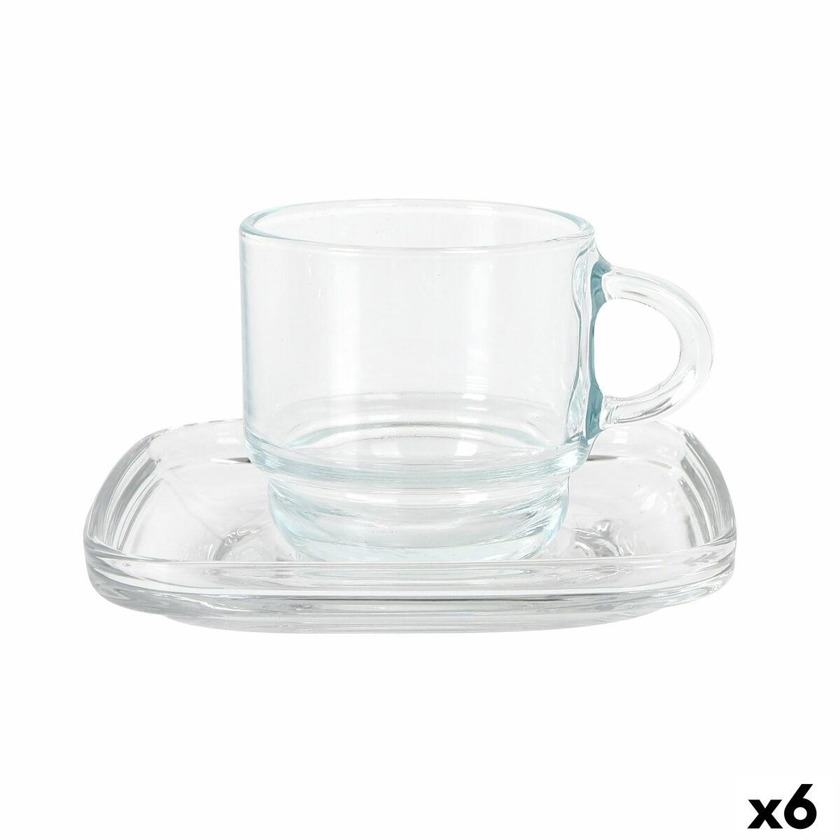 Juego de 6 Tazas con Plato LAV Cozy (6 Unidades)