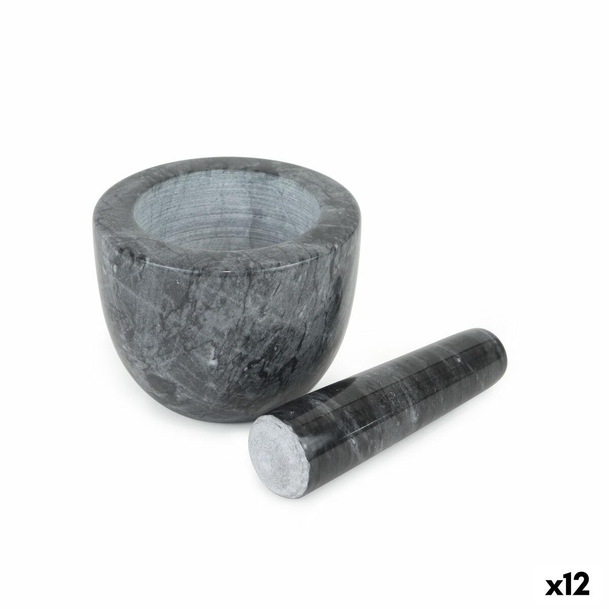 Mortero de cocina Quttin Granito 10 x 10 x 8 cm (12 Unidades)