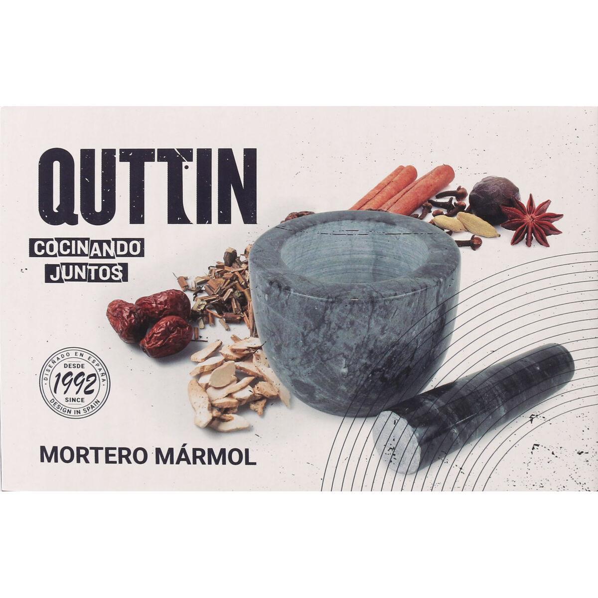 Mortero de cocina Quttin Granito 10 x 10 x 8 cm (12 Unidades)