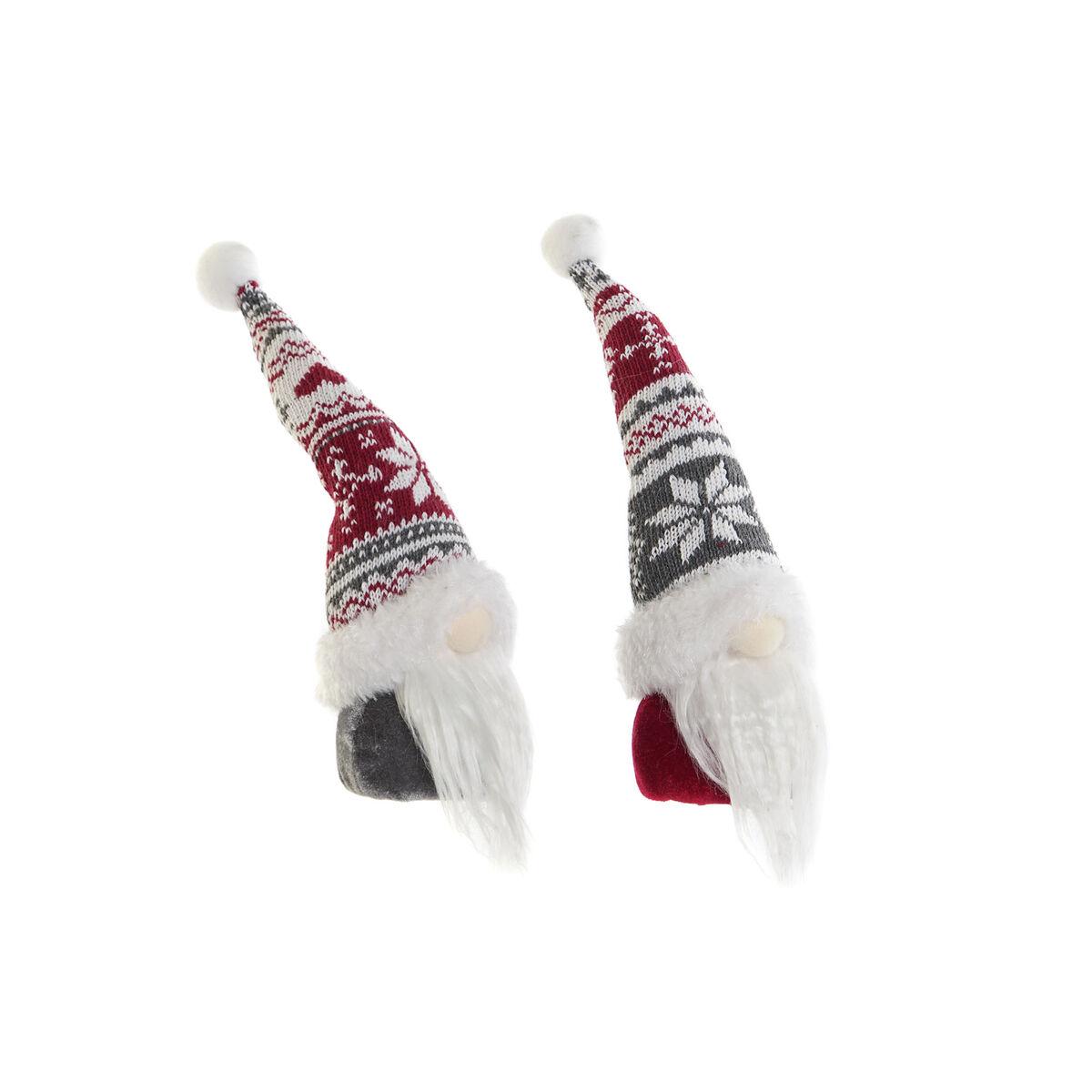Adorno Navideño DKD Home Decor Multicolor Gnomo 7 x 7 x 25 cm (2 Unidades)