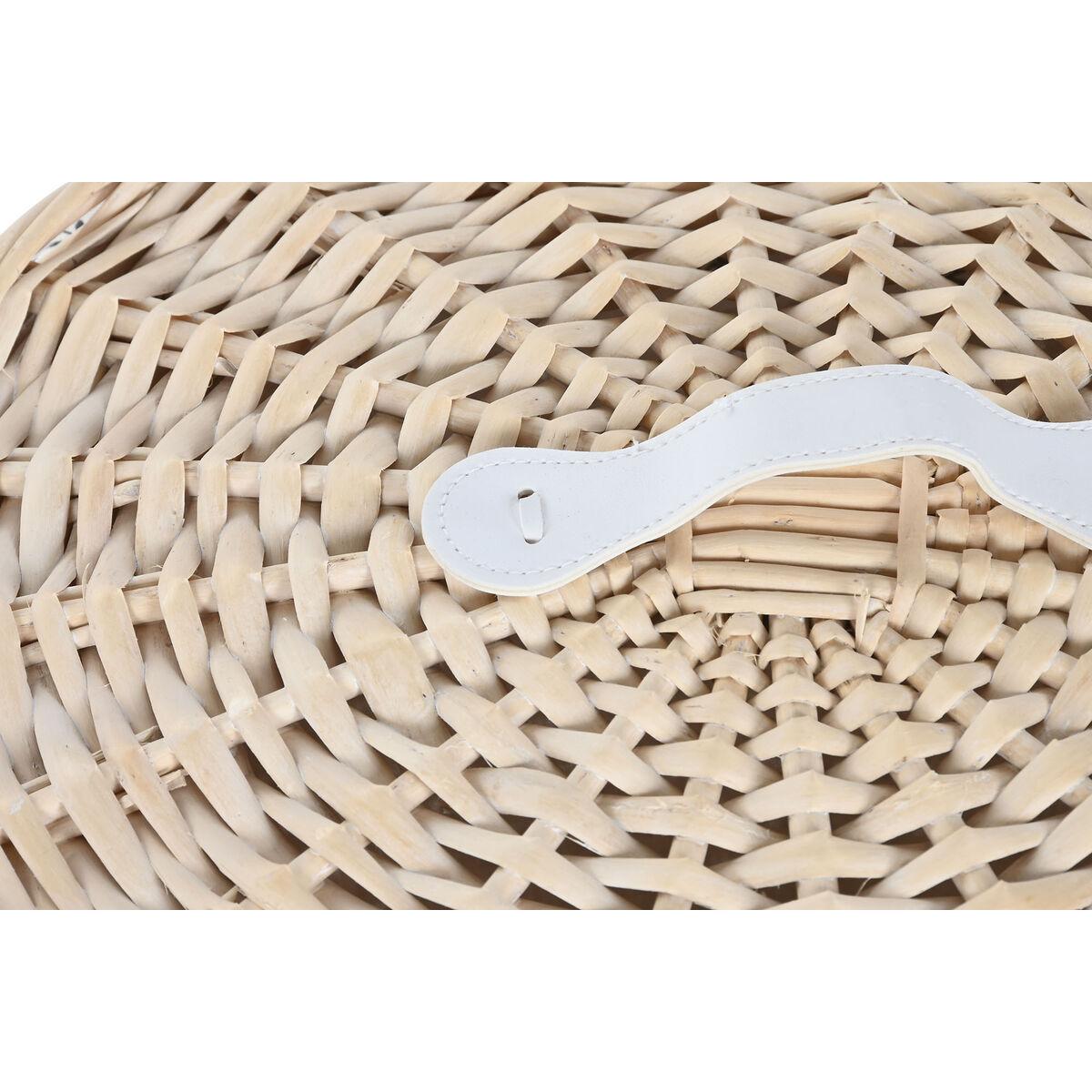 Cesto para la Ropa Sucia Home ESPRIT Natural Mimbre Shabby Chic 45 x 45 x 55 cm 3 Piezas