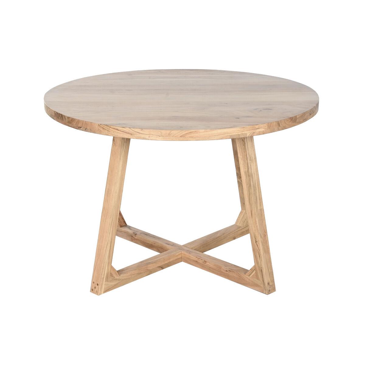 Mesa de Comedor Home ESPRIT Acacia 115 x 115 x 76 cm
