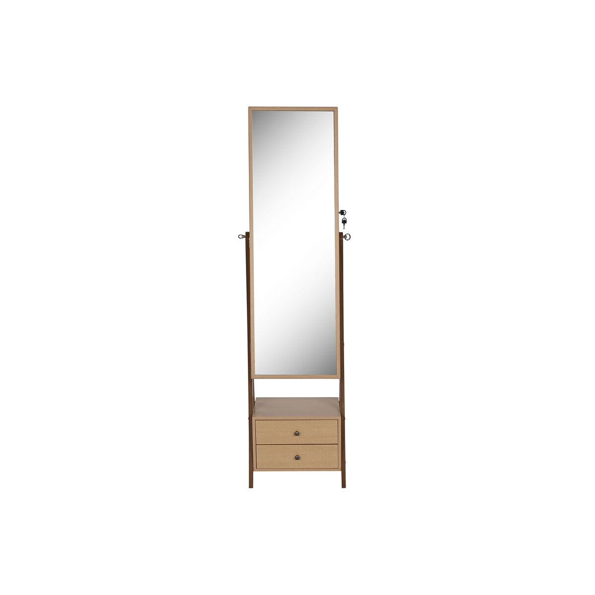 Joyero de Pie Home ESPRIT Natural Madera MDF 40 x 36 x 154 cm