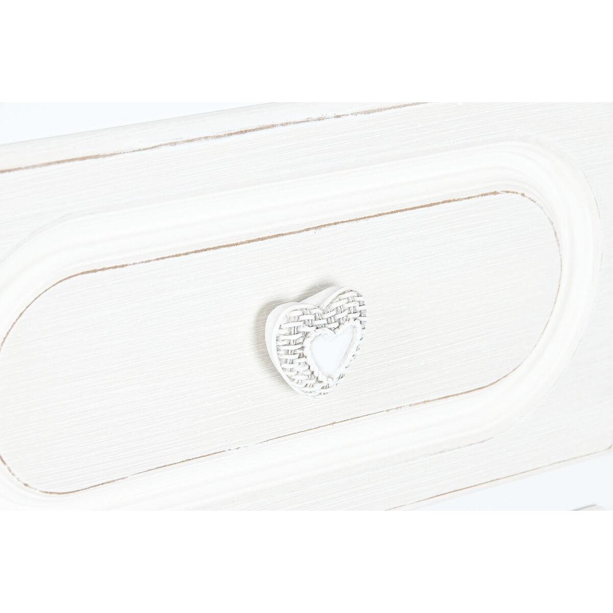 Cómoda Home ESPRIT Blanco Beige Romántico 80 x 42 x 105 cm