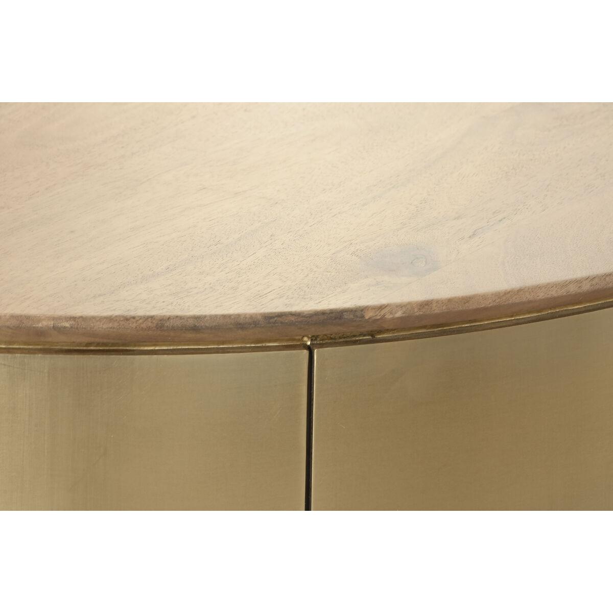 Mesa de Centro Home ESPRIT Dorado 90 x 90 x 45 cm