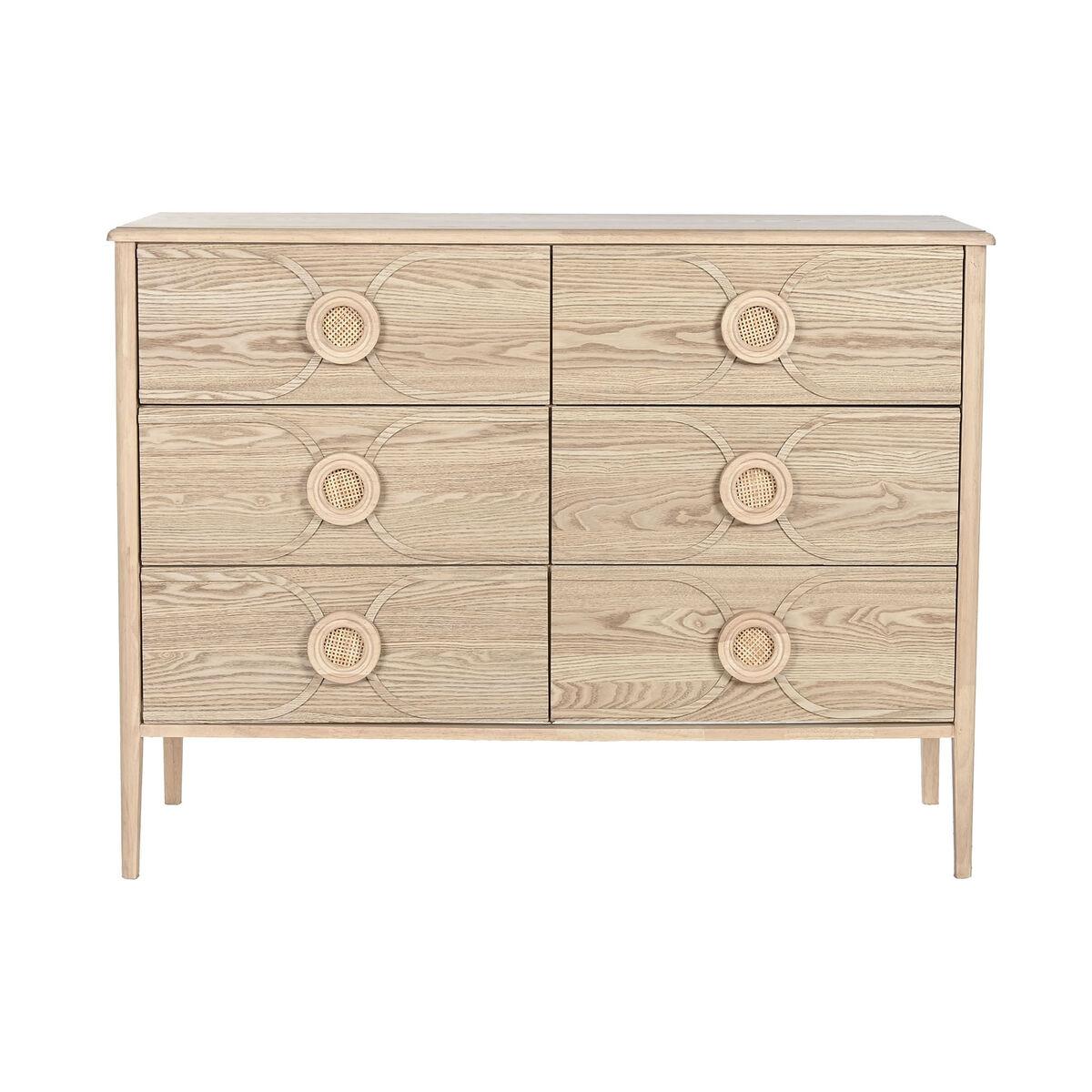 Cómoda Home ESPRIT Natural Romántico 120 x 40 x 90 cm