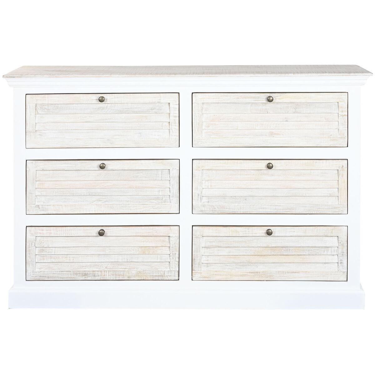 Cómoda Home ESPRIT Blanco Natural 150 x 40 x 100 cm