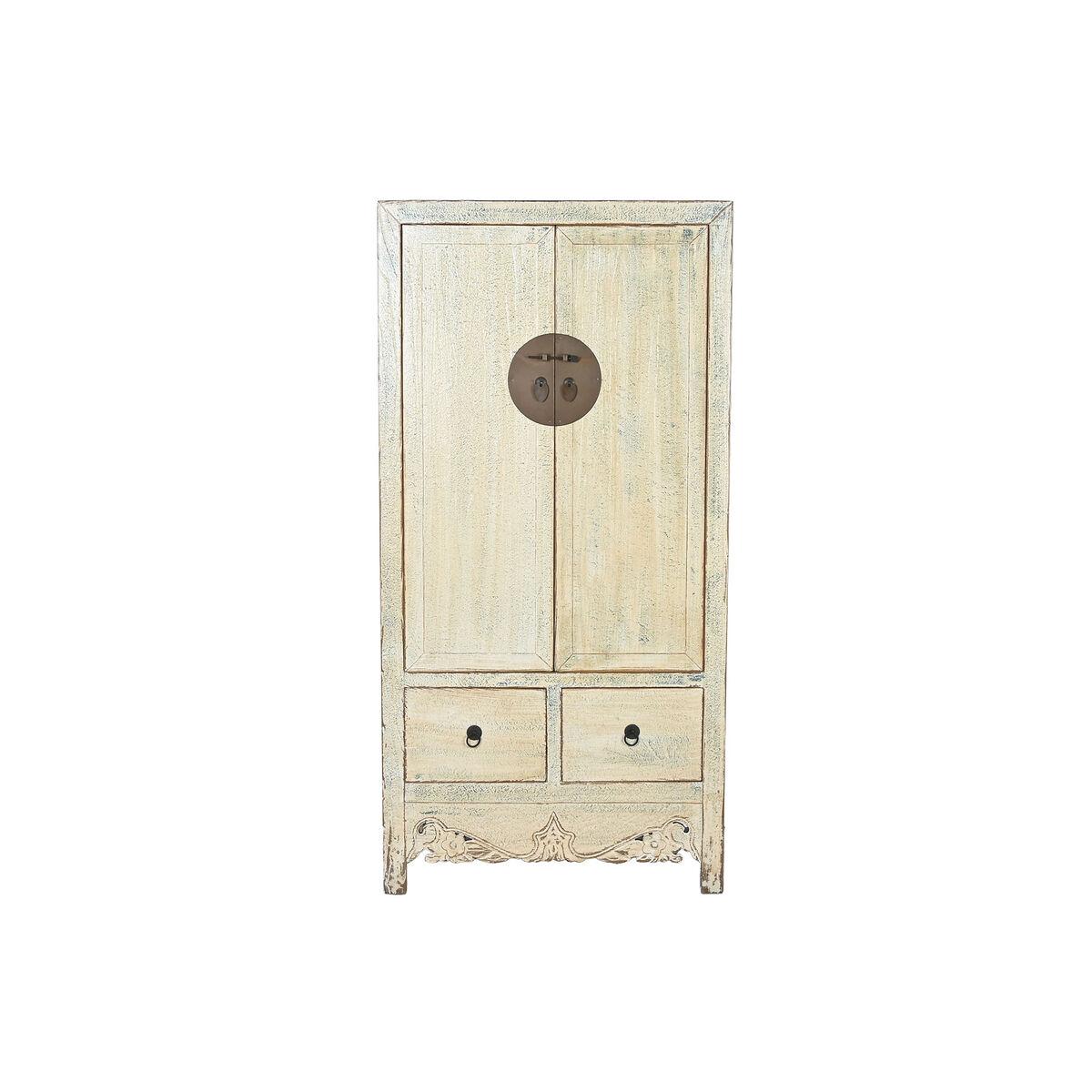 Armario Home ESPRIT Bicolor Metal Abeto 88 x 52 x 180 cm
