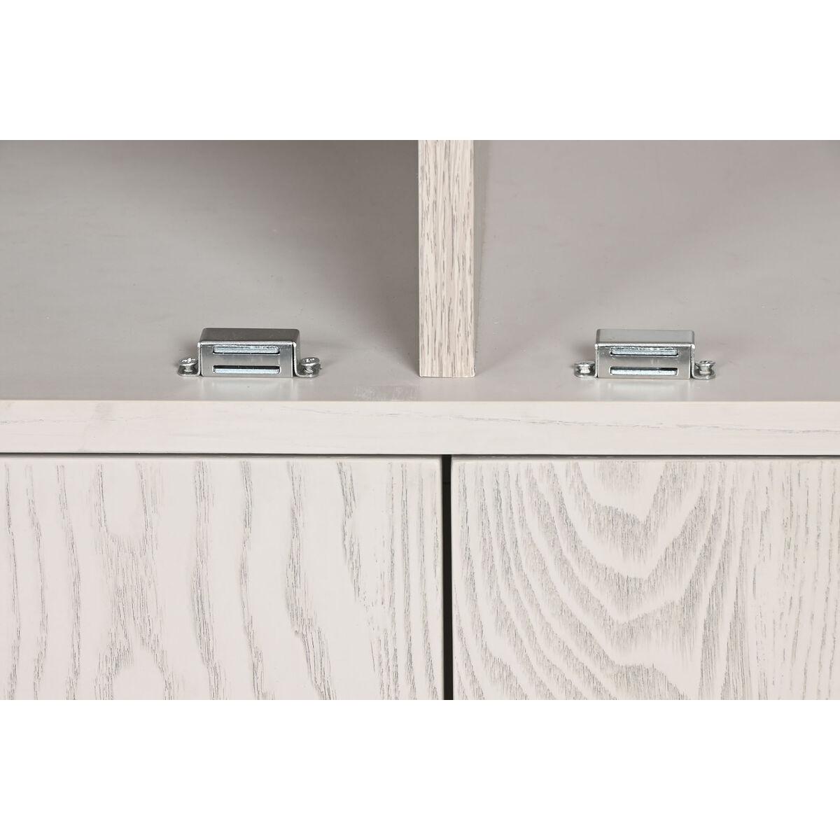 Armario Home ESPRIT Gris claro Metal Madera MDF