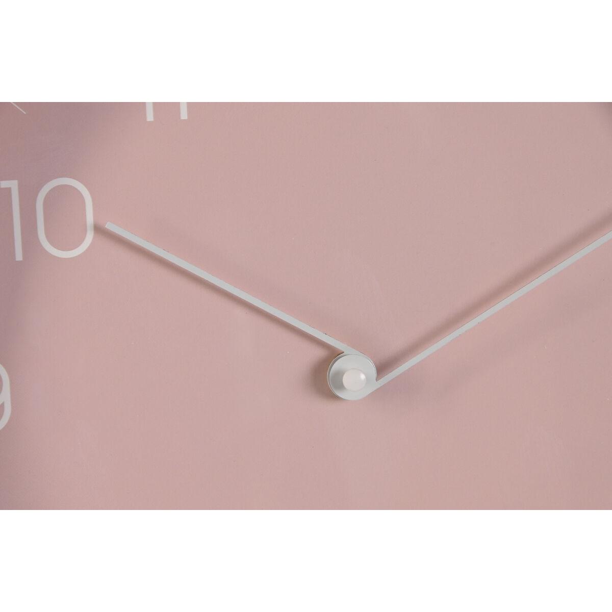 Reloj de Pared Home ESPRIT Menta PVC 30 x 4 x 30 cm (2 Unidades)