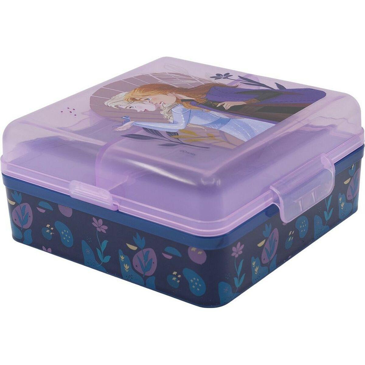 Fiambrera de Compartimentos Frozen CZ11273 Multicolor Plástico