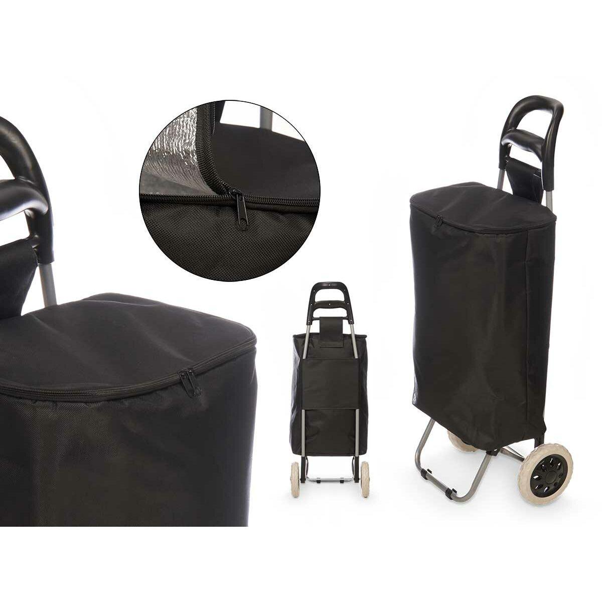 Carro de Compra Kinvara RS-020 BLACK Negro 32 L 94 x 9 x 34,5 cm (6 Unidades)