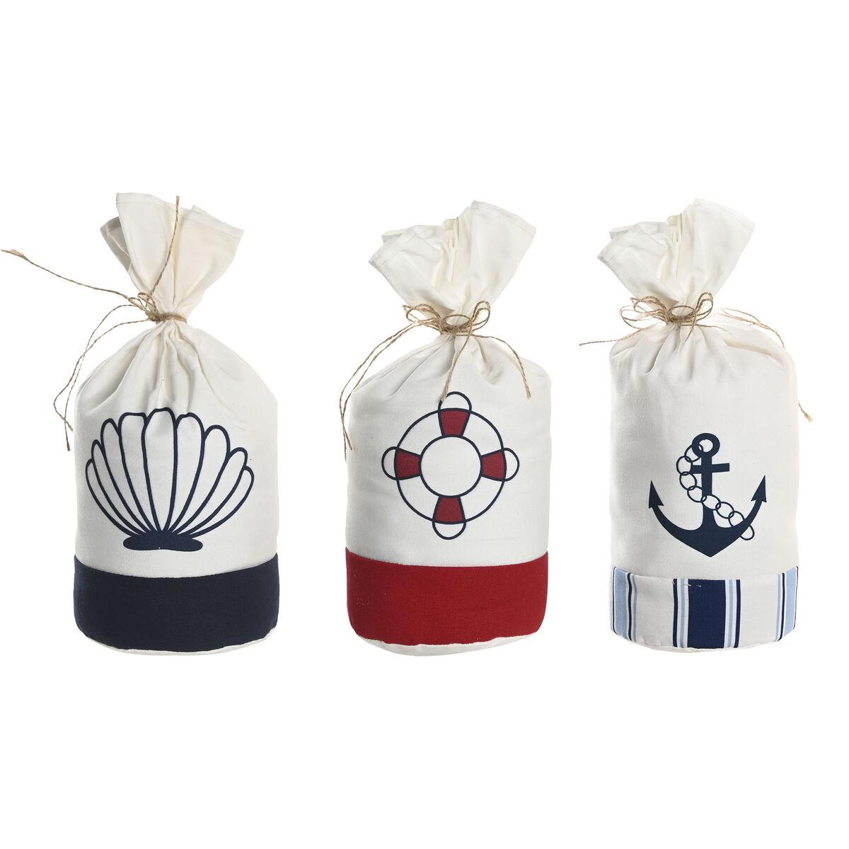Router DKD Home Decor Azul Blanco Rojo