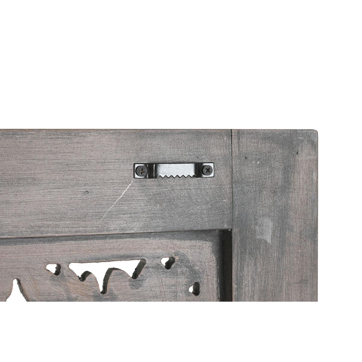 Cabecero de Cama Home ESPRIT Gris oscuro 180 x 3,5 x 180 cm