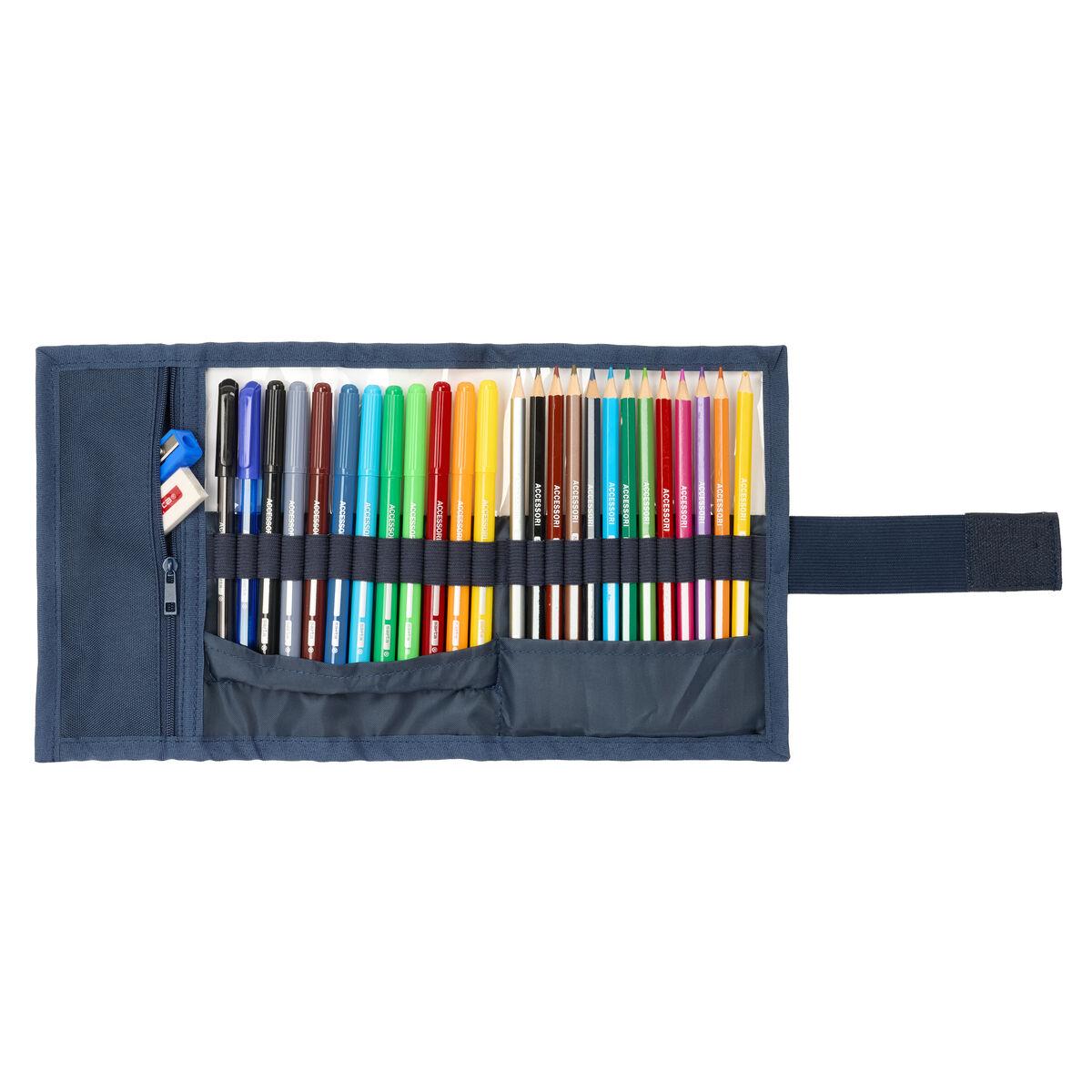 Plumier El Ganso Eclipse Azul marino 7 x 20 x 7 cm 27 Piezas