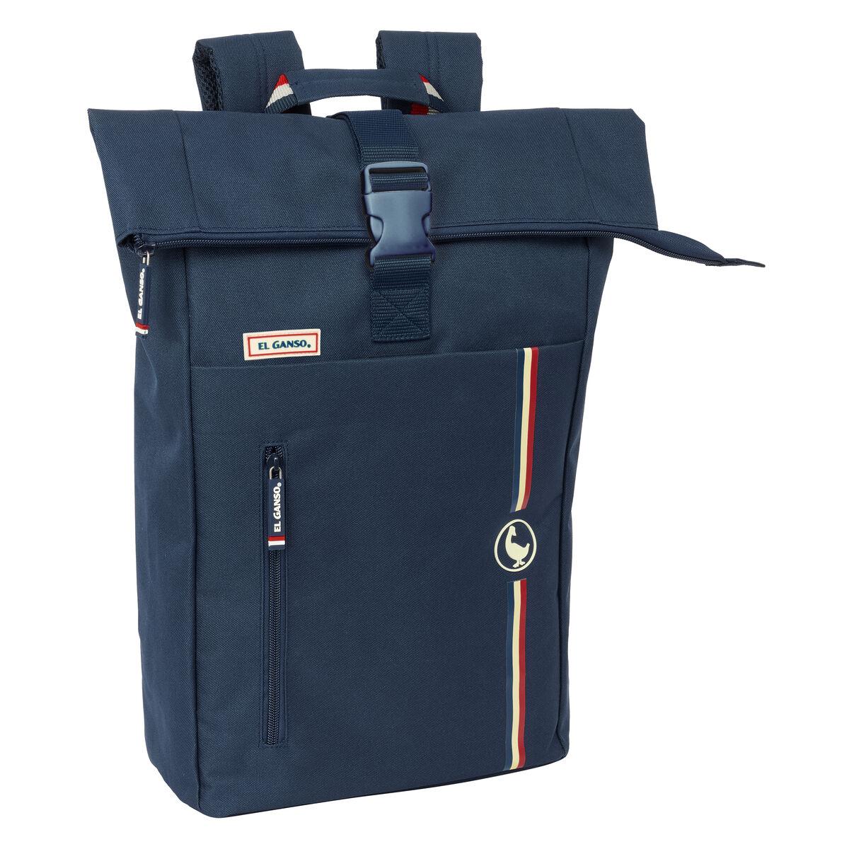 Mochila Escolar El Ganso Eclipse Azul marino 28 x 42 x 13 cm