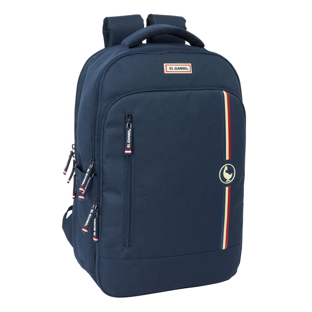 Mochila Escolar El Ganso +tablet+usb el ganso Azul marino 29 x 44 x 15 cm