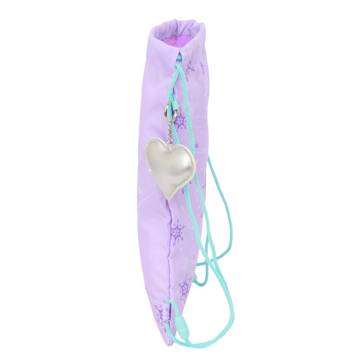 Bolsa Mochila con Cuerdas Frozen Spirit Lila 26 x 34 x 1 cm