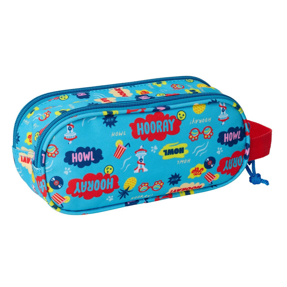 Portatodo Doble The Paw Patrol Azul 21 x 8 x 6 cm 3D