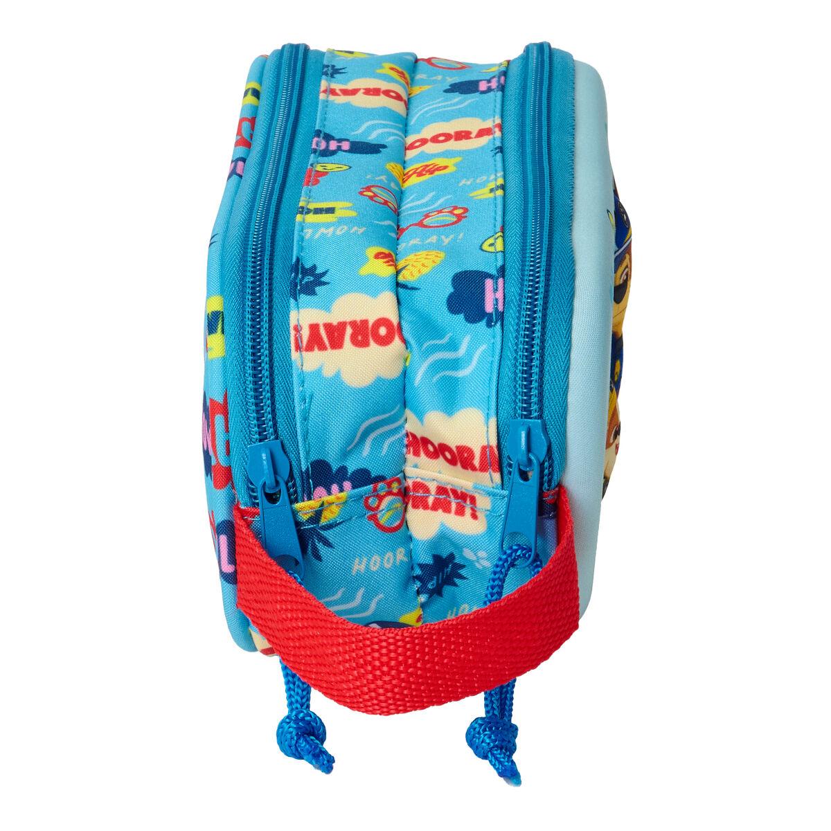 Portatodo Doble The Paw Patrol Azul 21 x 8 x 6 cm 3D
