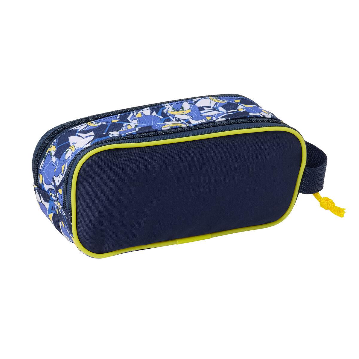 Portatodo Doble Sonic City Azul 21 x 8 x 6 cm 3D
