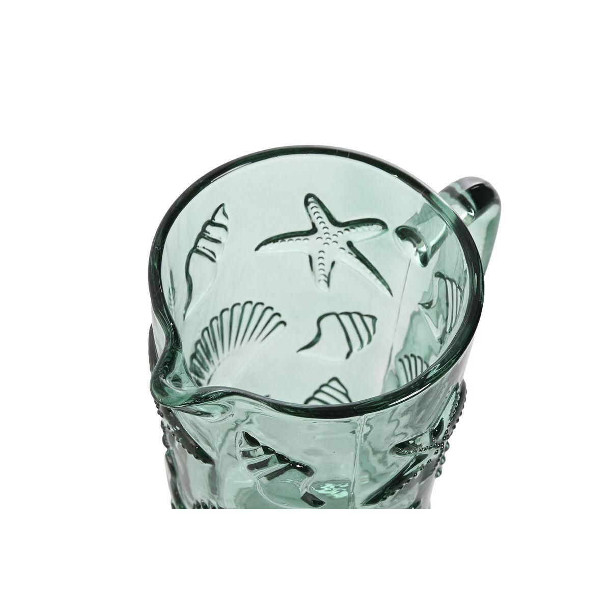 Jarra Home ESPRIT Turquesa Cristal 1,1 ml