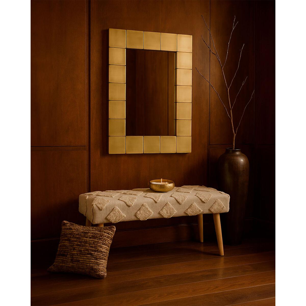 Espejo de pared Home ESPRIT Dorado 117 x 3 x 87 cm
