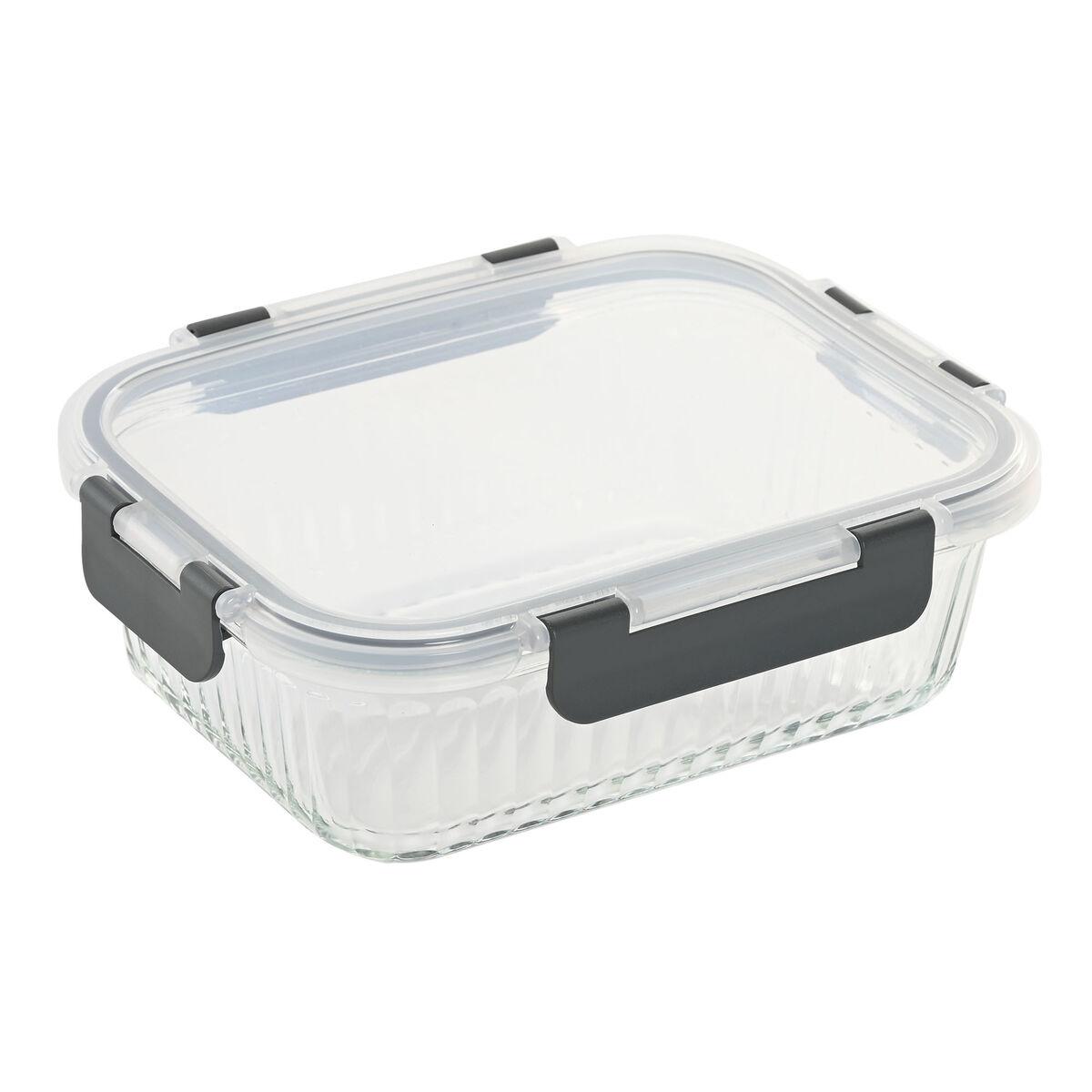 Fiambrera Home ESPRIT Transparente Polipropileno Vidrio de Borosilicato 1 L