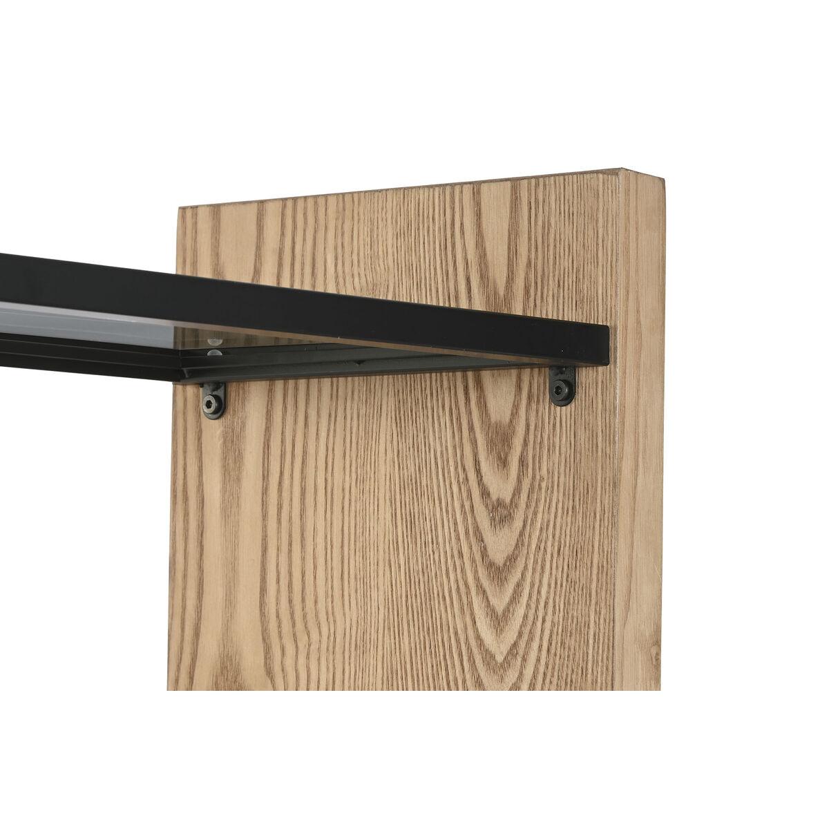 Estantería Home ESPRIT Metal Cristal Madera de abeto 120 x 31 x 158 cm