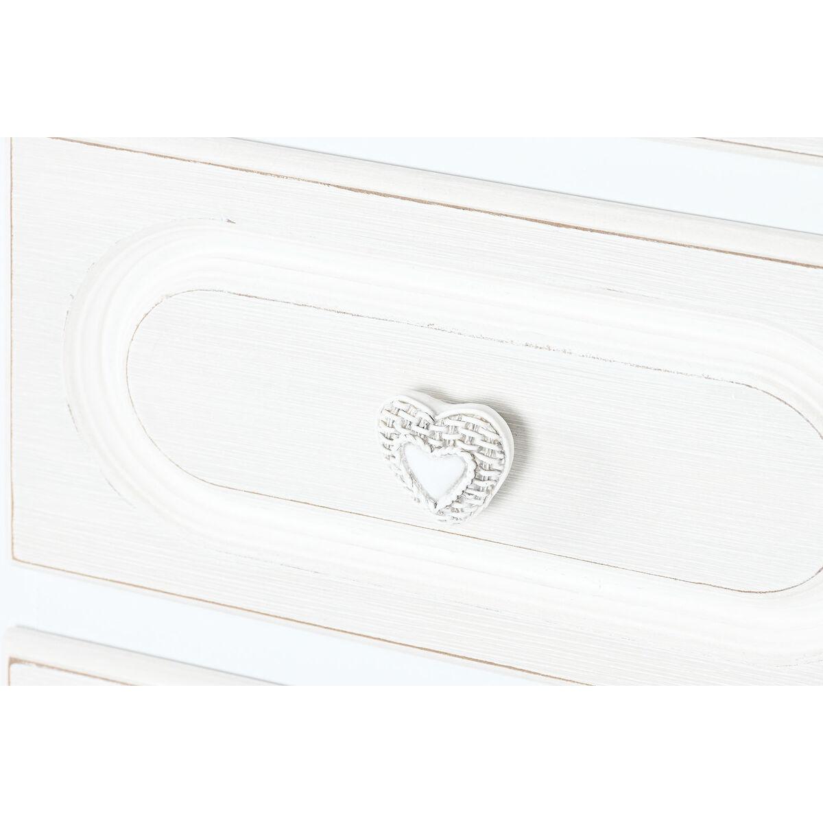 Cajonera Home ESPRIT Blanco Romántico 40 x 36 x 100 cm