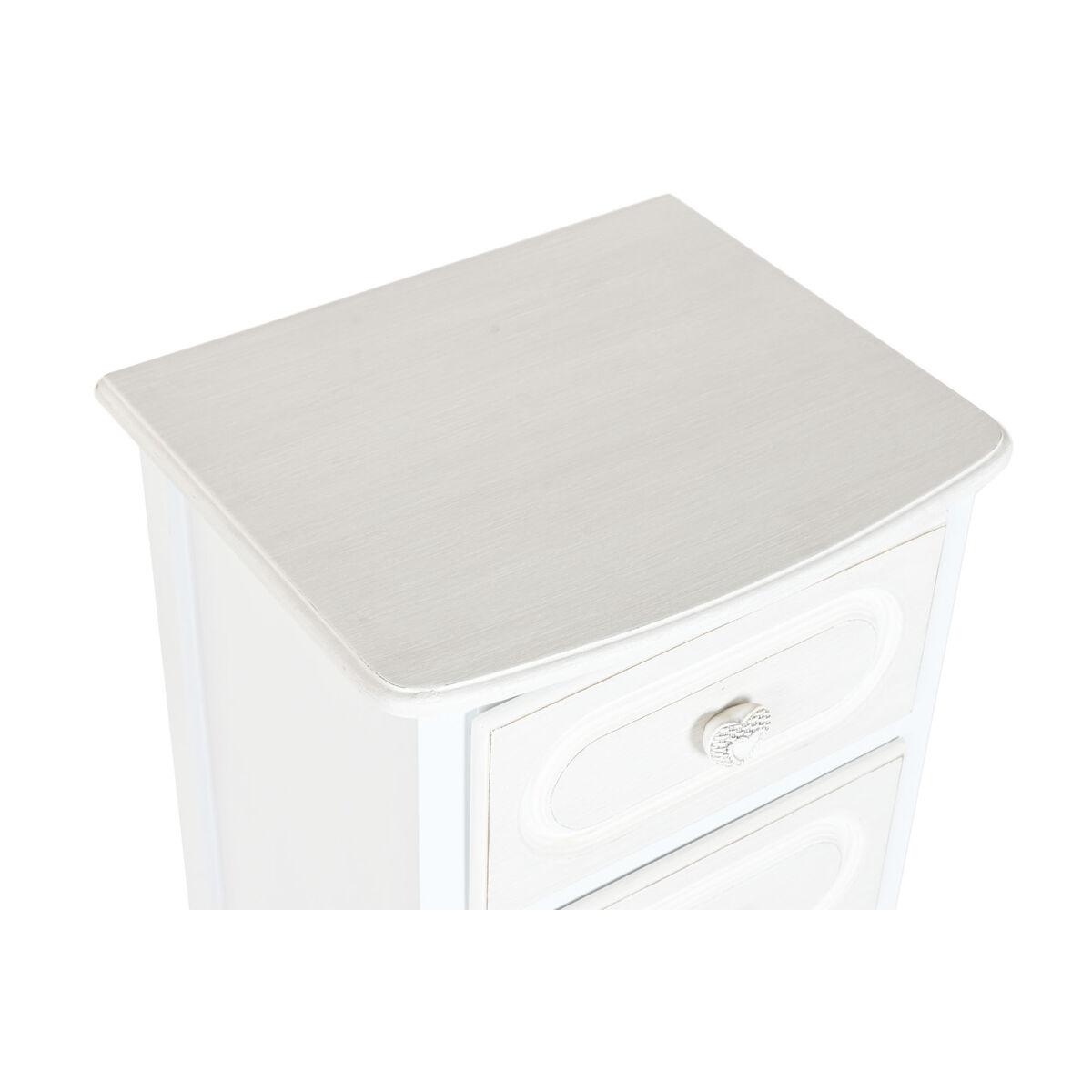 Cajonera Home ESPRIT Blanco Romántico 40 x 36 x 100 cm