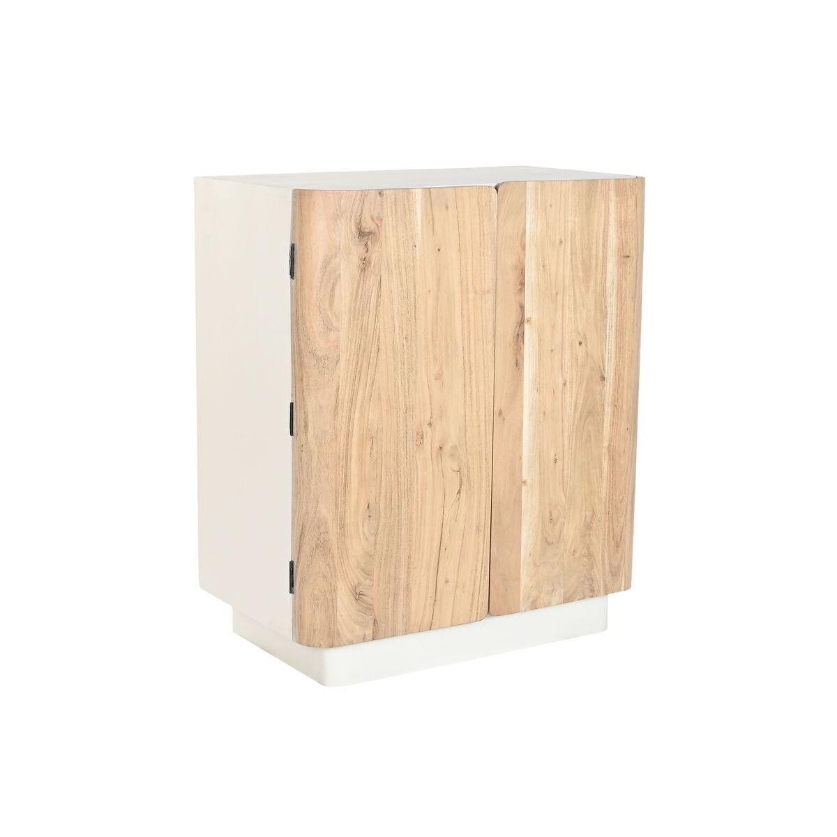 Botellero Home ESPRIT Blanco Natural 85 x 50 x 100 cm