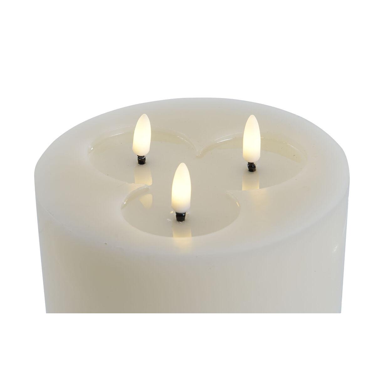 Vela LED Home ESPRIT Beige 15 x 15 x 7 cm (AA)