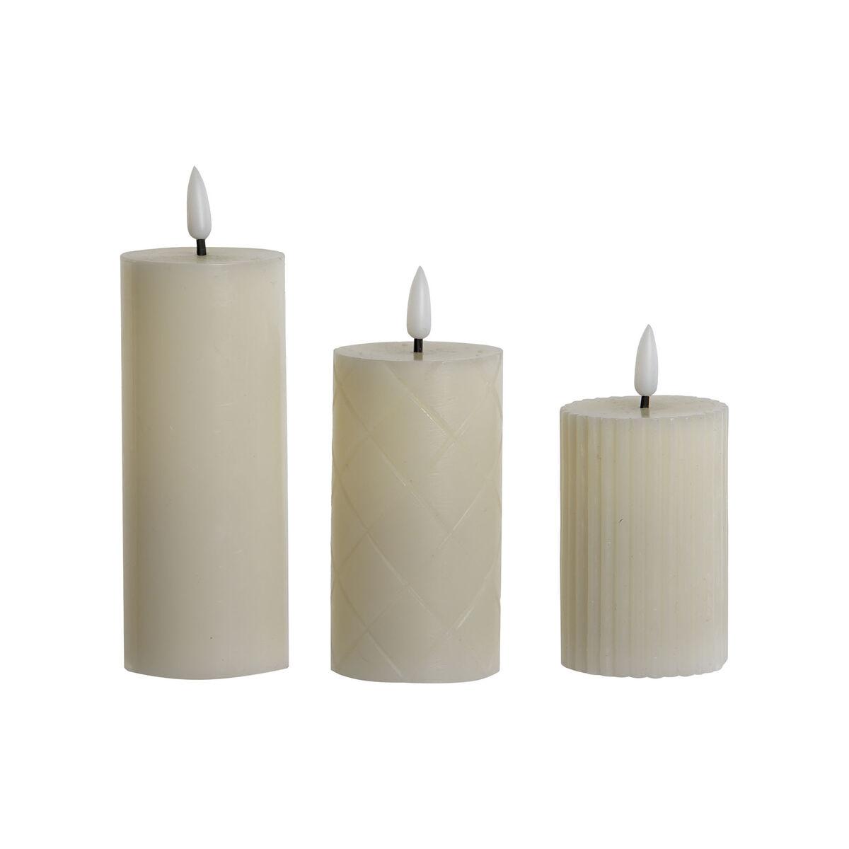 Vela LED Home ESPRIT Beige 5,5 x 5,5 x 13,5 cm (AA)