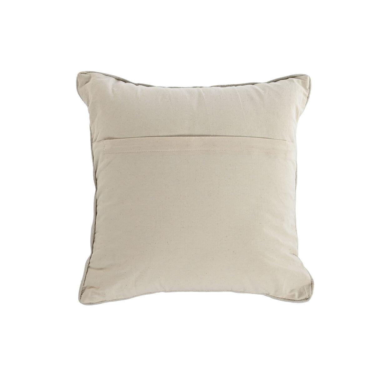 Cojín Home ESPRIT Blanco Marrón Árbol Romántico 45 x 15 x 45 cm (2 Unidades)