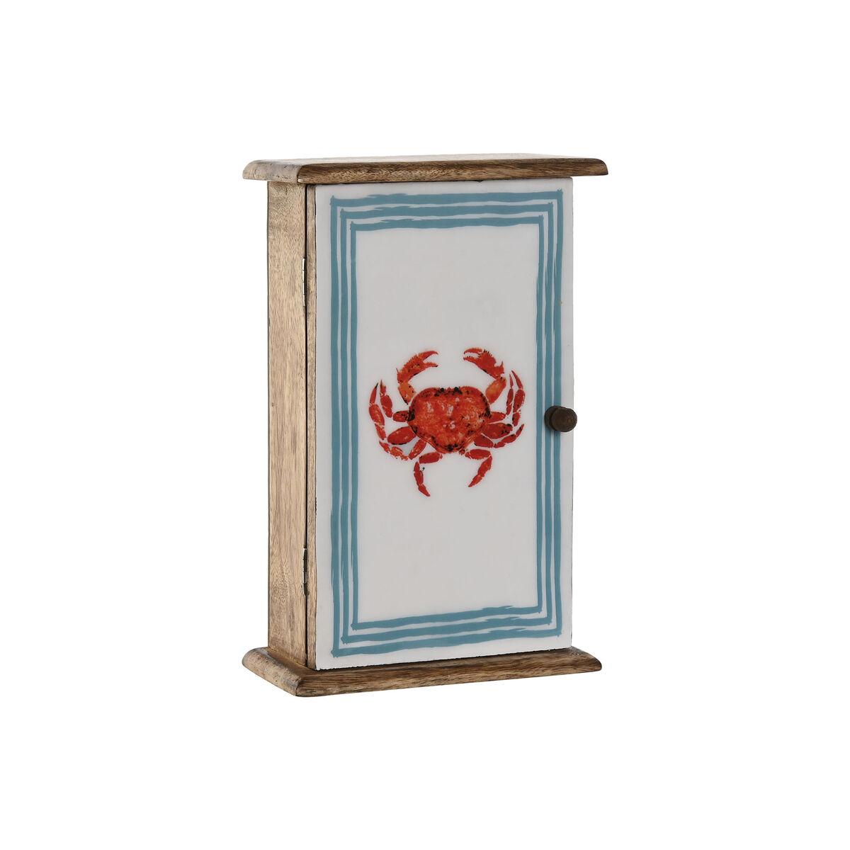 Armario de llaves Home ESPRIT Multicolor 18 x 7,5 x 28 cm