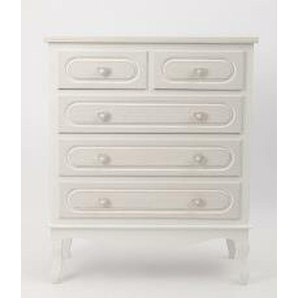 Juego de 2 mesas Home ESPRIT Blanco 30 x 30 x 76,5 cm