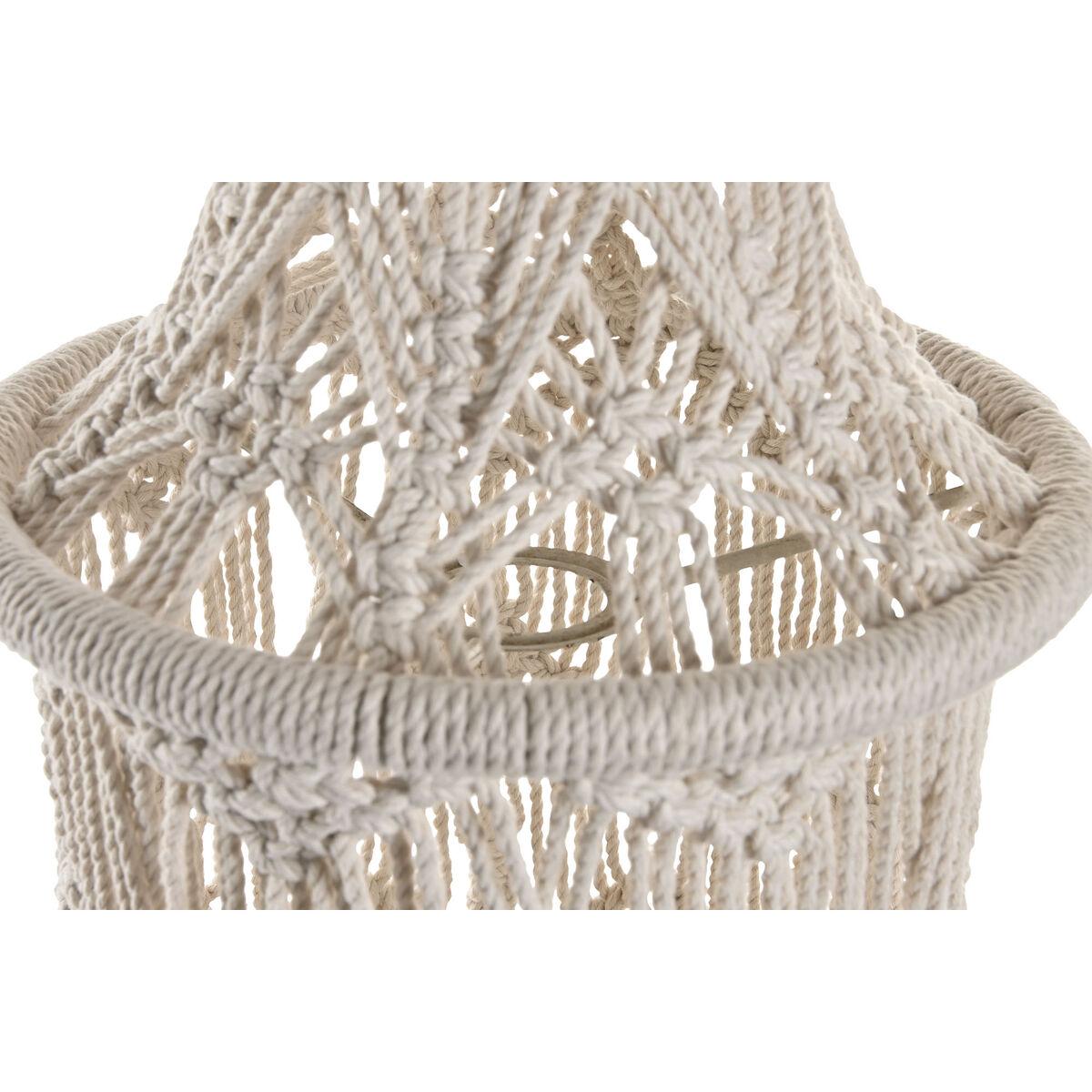 Pantalla de Lámpara Home ESPRIT Macramé Urbano 25 x 25 x 108 cm