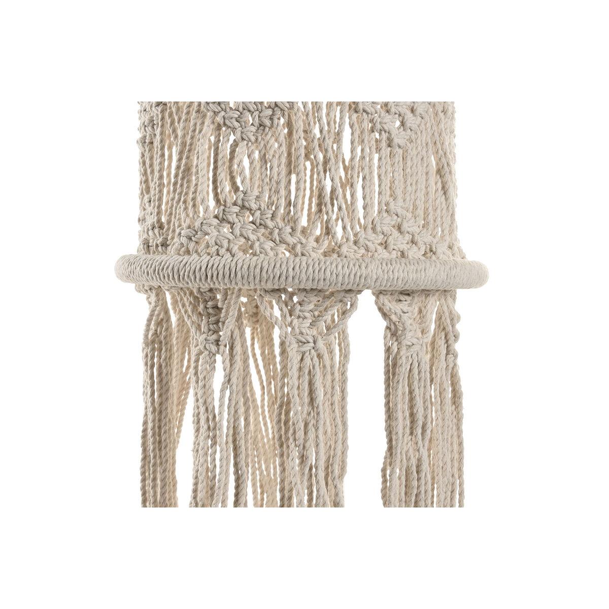 Pantalla de Lámpara Home ESPRIT Macramé Urbano 25 x 25 x 108 cm